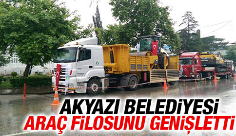Akyazı Belediyesi Araç Filosunu Genişletti