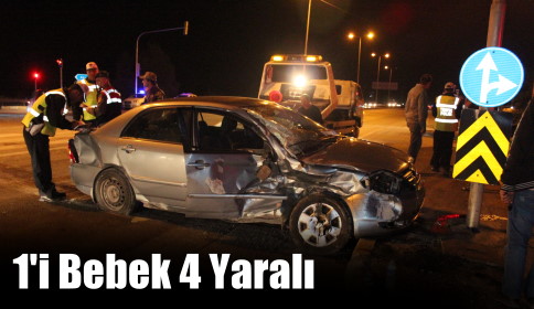 Ormanköy kavşağında trafik Kazası