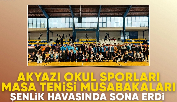Akyazı Da 2023-2024 2. Küme Okul Sporları Masa Tenisi Müsabakaları Şenlik Havasında Geçti!