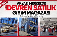 Akyazı Merkezde Devren Satılık Giyim Mağazası!
