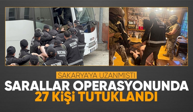 Sarallar operasyonunda gözaltına alınanların tamamı tutuklandı