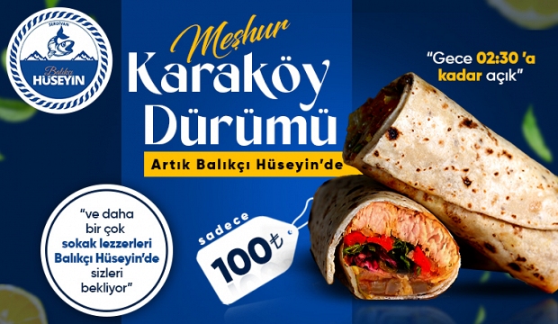 Karaköy'ün Meşhur Balık Dürümü Artık Serdivan'da!